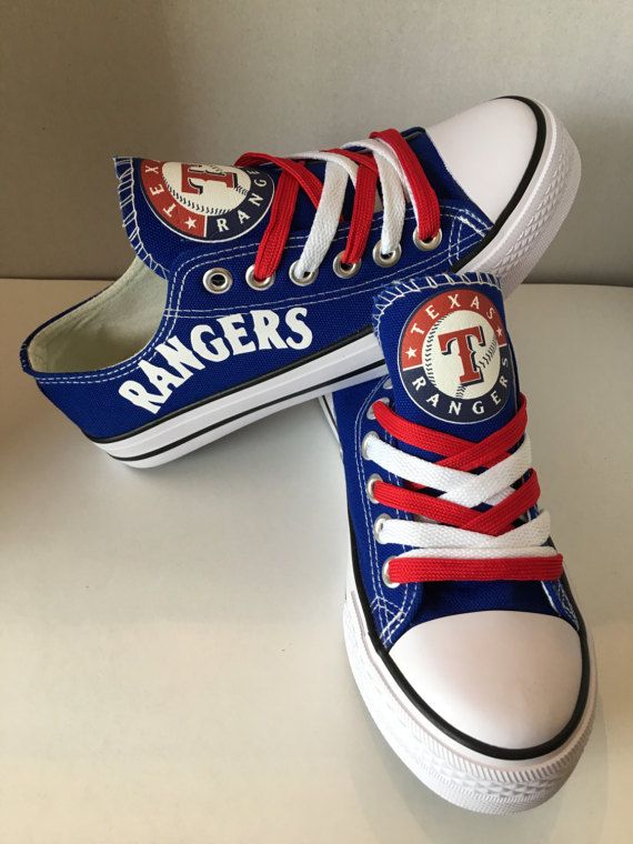 Women's Texas Rangers Repeat Print Low Top Sneakers
